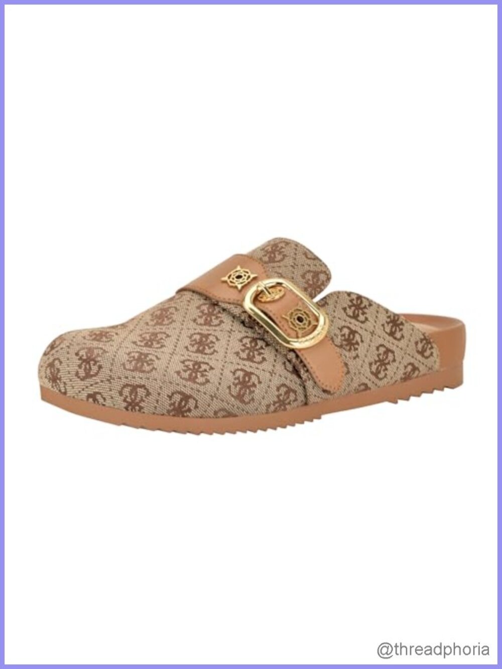 GUESS Galavanta Women's Suede Clog Mules Slip-on Round Toe